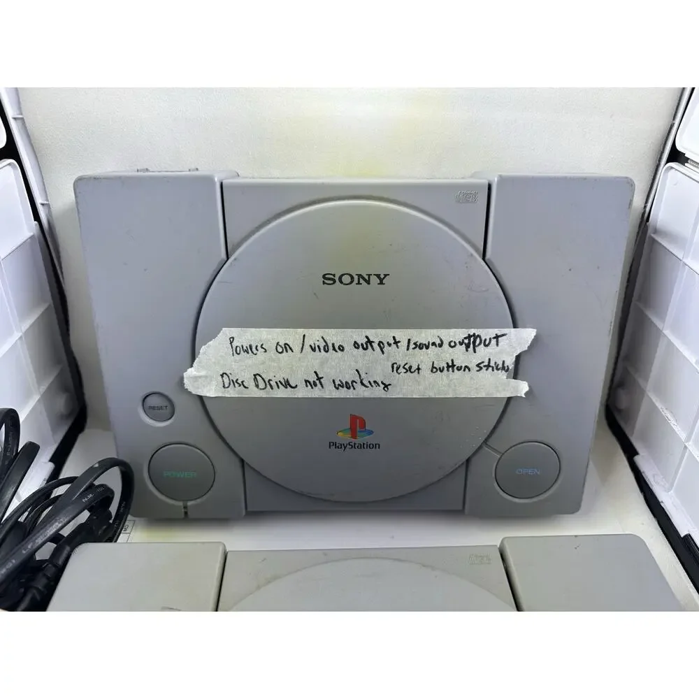 Sony Playstation One 1 PS1 Consoles SCPH 1001 & 9001 For Parts Read Description